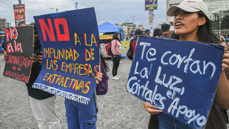 Ecuador se quedó sin electricidad